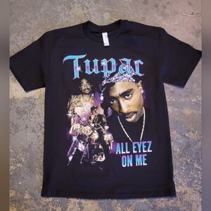 NEW Black Tupac Graphic Tee - Short Sleeve